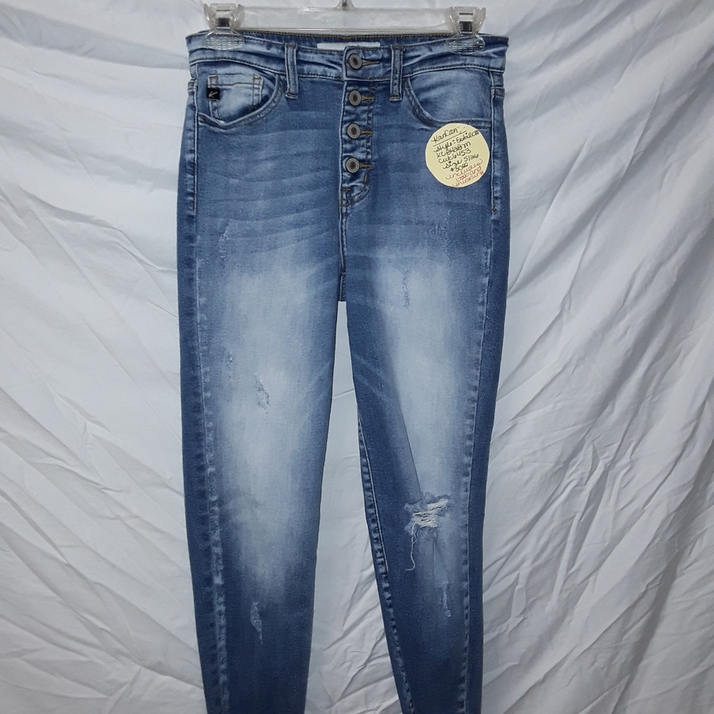 KanCan Estilott button Jeans